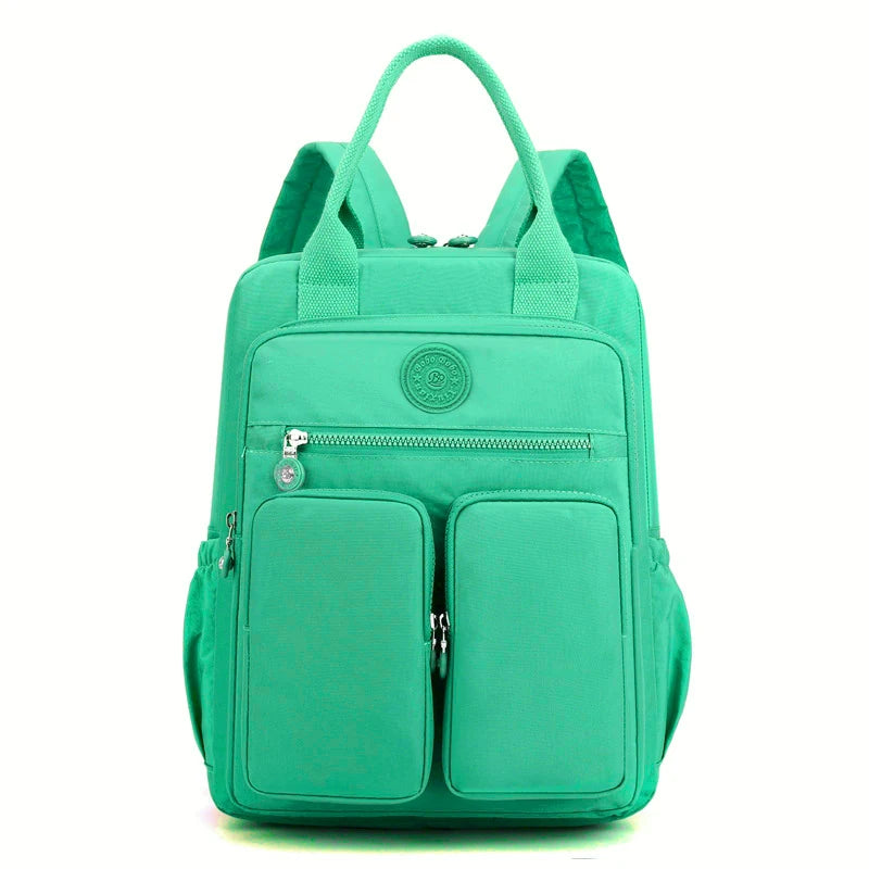 Stylish Multi-Pocket Waterproof Backpack for Women | Travel & School