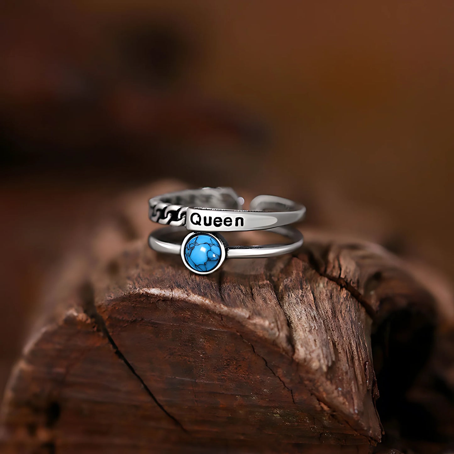 Adjustable Geometric Jade Ring for Women | Vintage Jewelry Gift