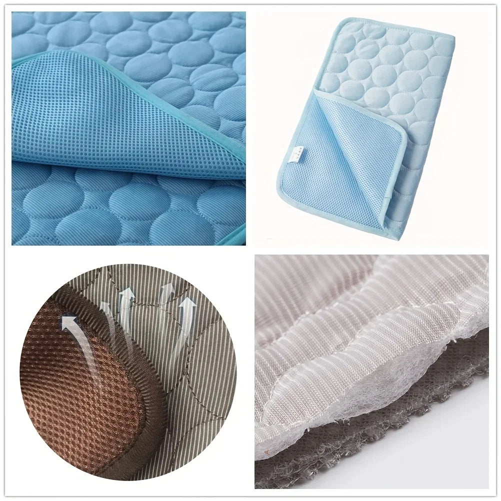 Dog Cooling Mat for All Breeds | Summer Pet Cold Bed