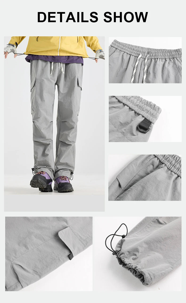 Men's Water-Repellent Hiking & Camping Pants | Breathable Cargo Trousers