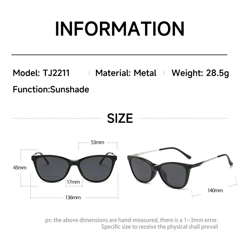Multifunctional Cat Eye Polarized Sunglasses for Women | Customizable Lenses 2026