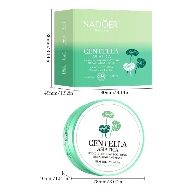 80pcs Collagen Eye Masks for Dark Circles & Wrinkles Relief