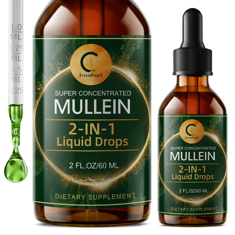 Mullein Leaf Extract Drops | Powerful Lung & Immune Support