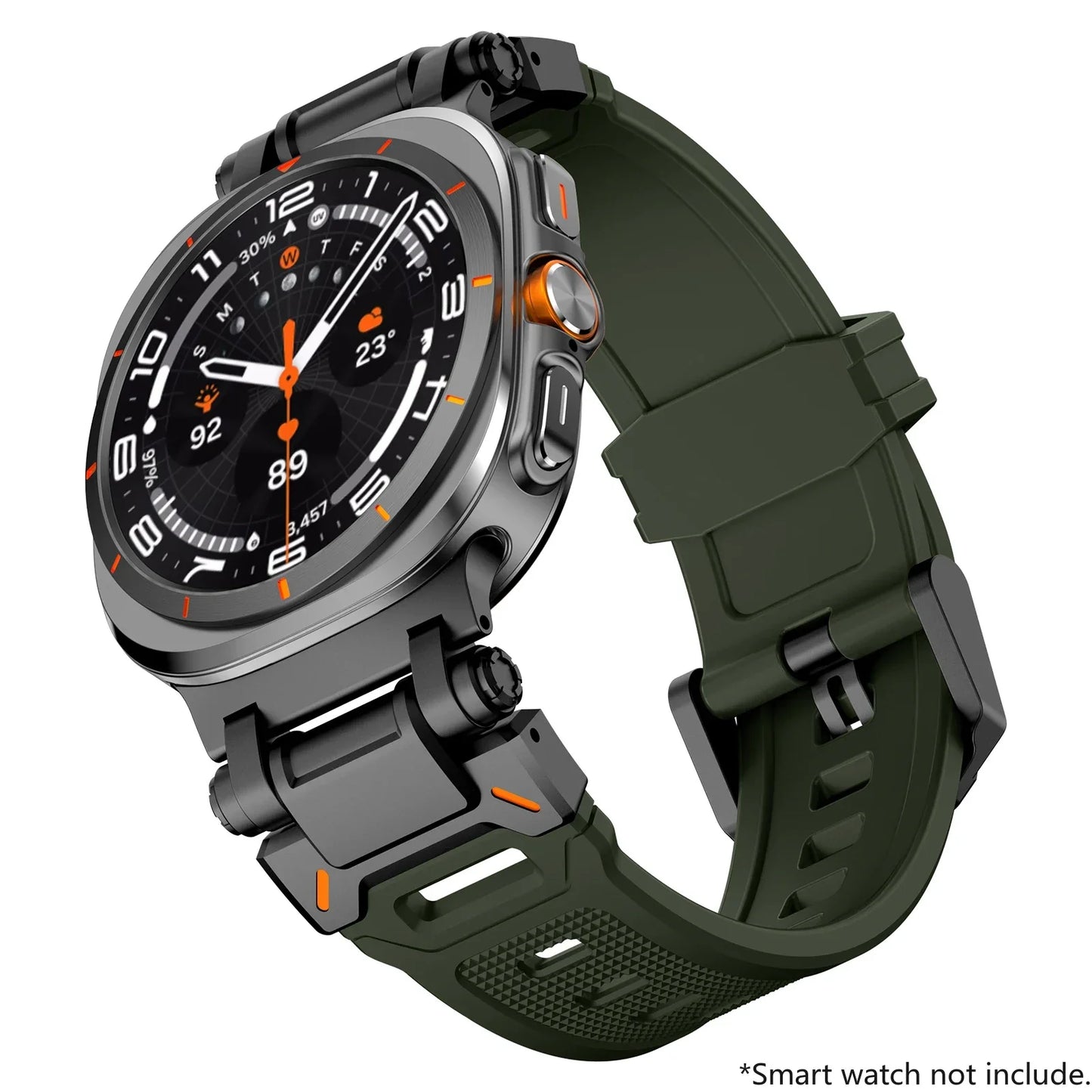 Luxury Rubber Strap for Galaxy Watches | Sporty & Comfortable Band