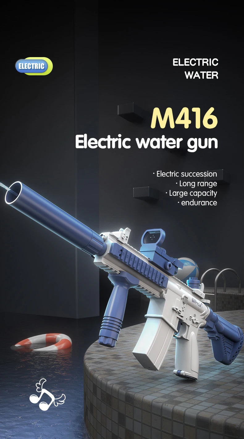 Electric Water Gun Pistol | Long Range Fun for Kids