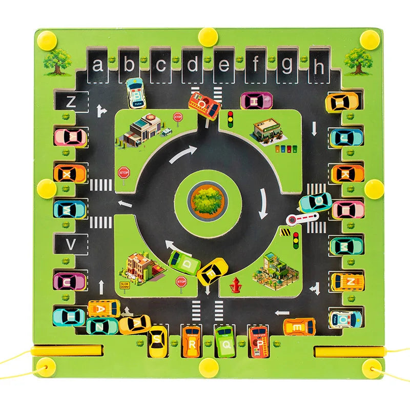 Montessori Magnetic Alphabet Maze Board | Fun Educational Toy