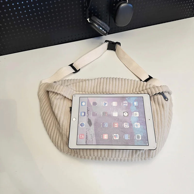 Large Capacity Casual Waist Bag | Stylish Crossbody Phone Purse