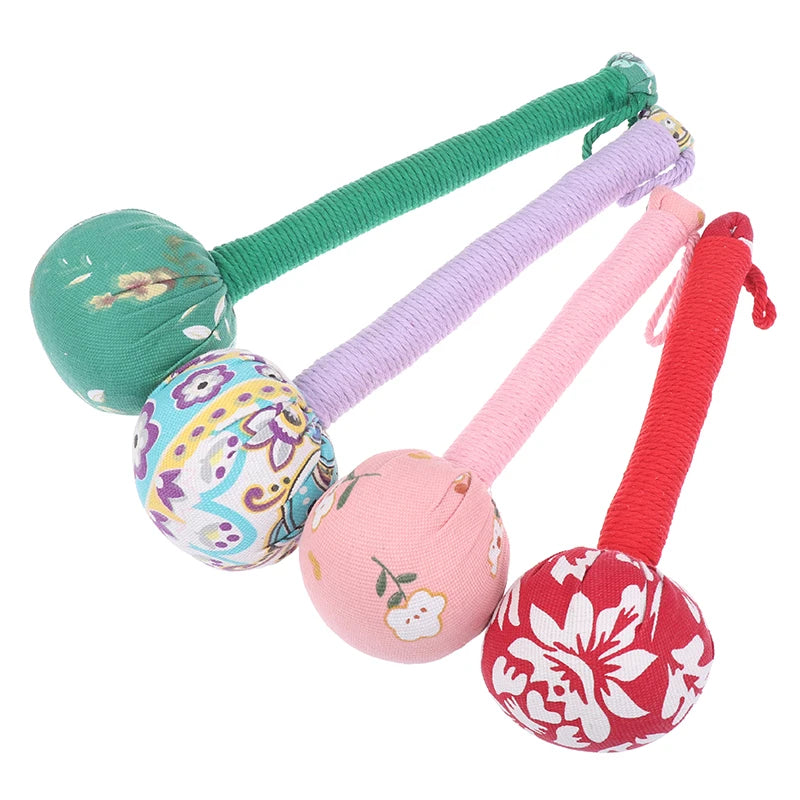 Long-Handled Wormwood Massage Hammer for Stress Relief