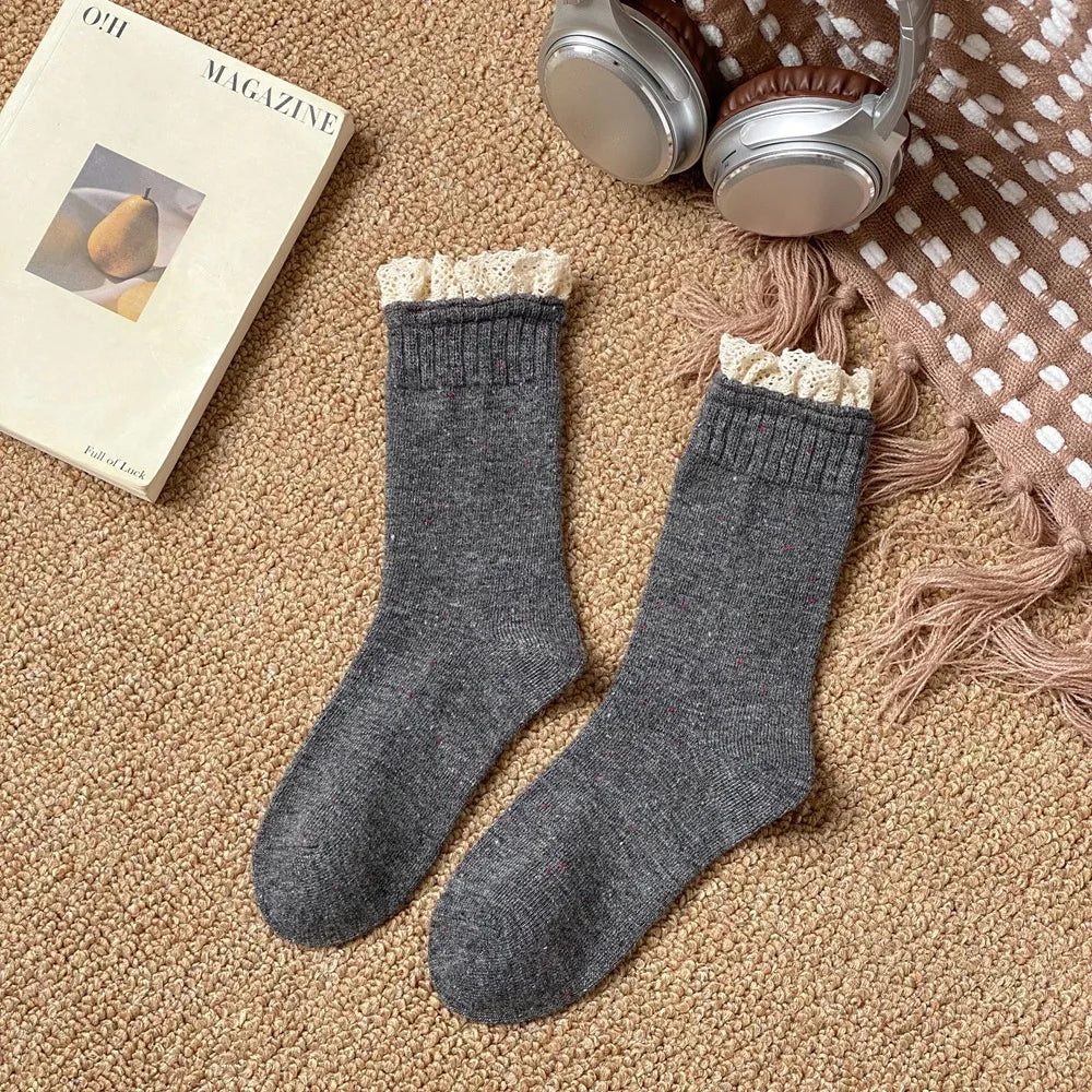 Frilly Kawaii Long Socks for Women | Ultimate Casual Style