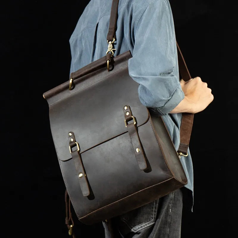 Trendy Genuine Leather Backpacks for Men | Stylish Casual Bags