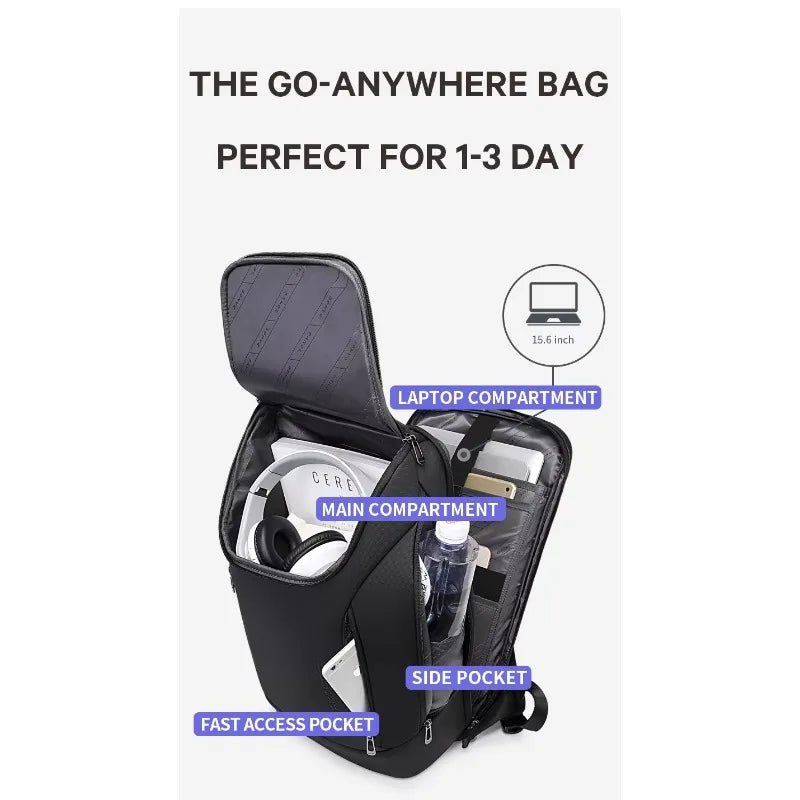 Multifunctional Waterproof Business Backpack | Perfect for Work & School
