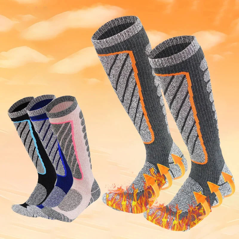 Unisex Compression Knee High Ski Socks | Essential Outdoor Gear