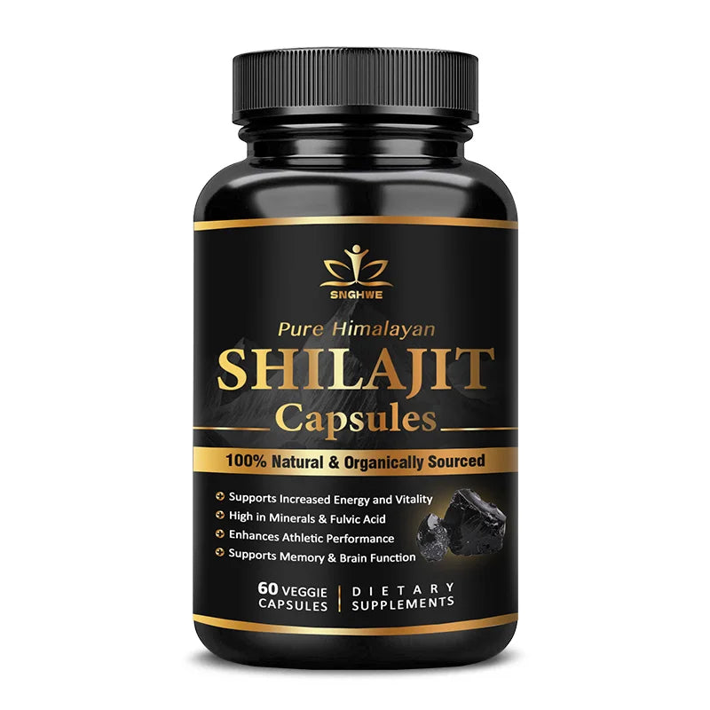 Pure Himalayan Organic Shilajit Supplement for Energy & Immunity