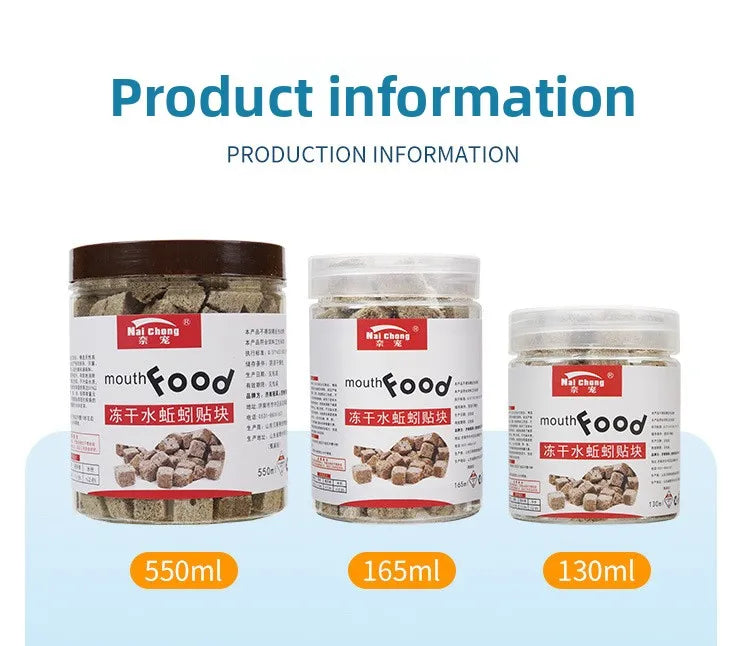 Freeze-Dried Blood Worms for Tropical Fish & Axolotls