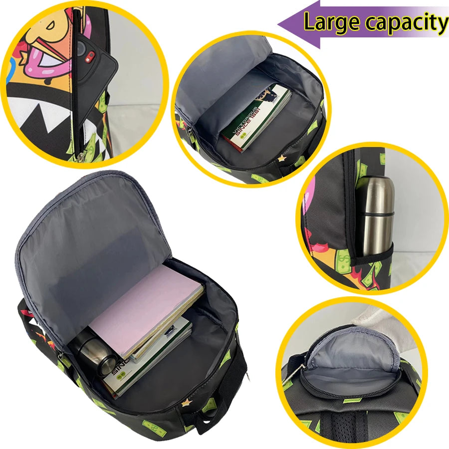 Versatile Street-Style Backpack | Large Capacity Travel Bag