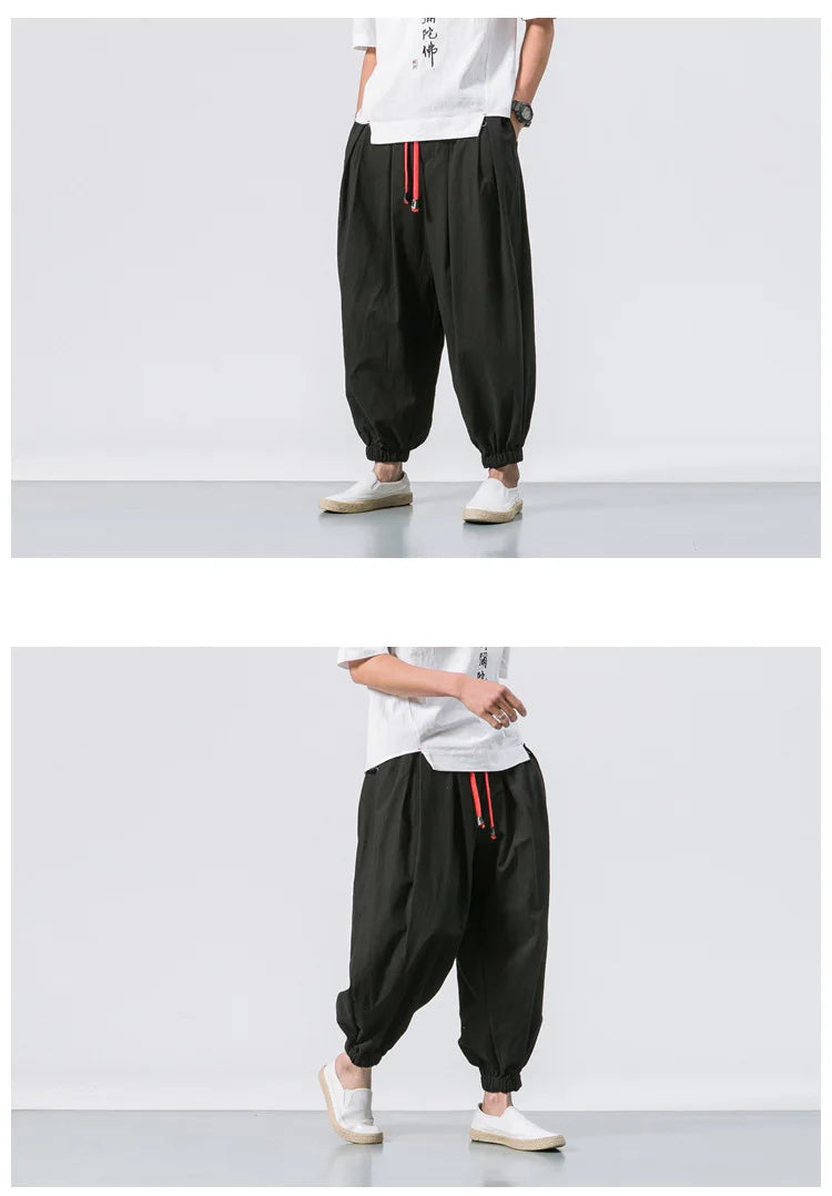 Oversized Men's Harem Pants | Comfortable Loose Fit Joggers