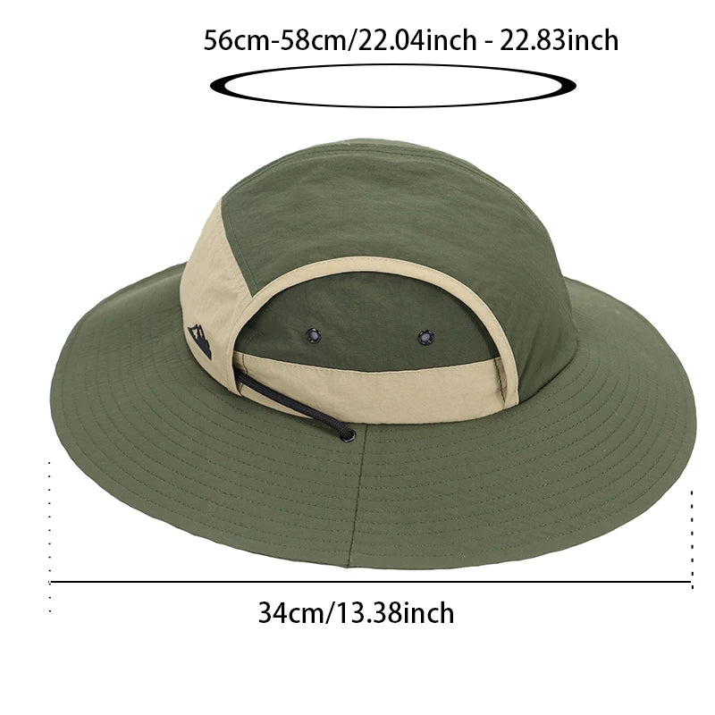 Windproof Big Brim Sun Hats for All Seasons | Unisex Outdoor Gear