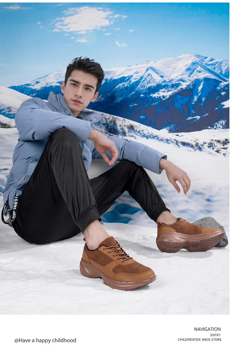 Winter Barefoot Men's Sneakers | Comfortable Non-Slip Casual Shoes