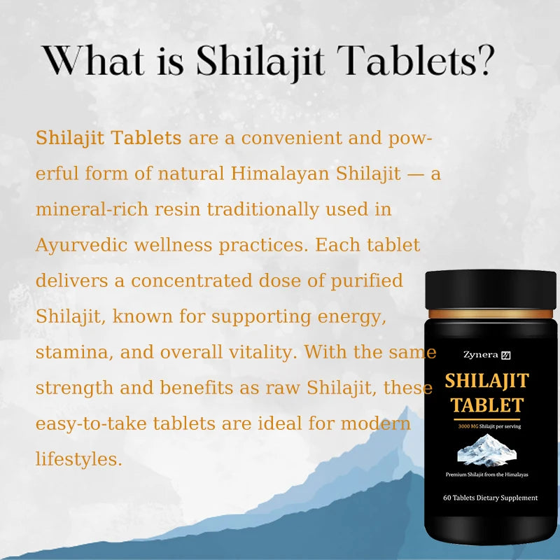 High Purity Shilajit Supplements for Strength & Stamina Boost