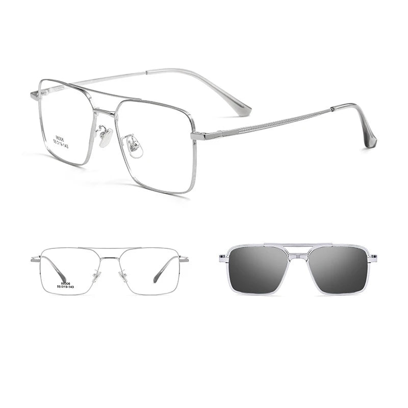 Men's Classic Polarized Clip-On Sunglasses | Retro Pilot Shades 2026