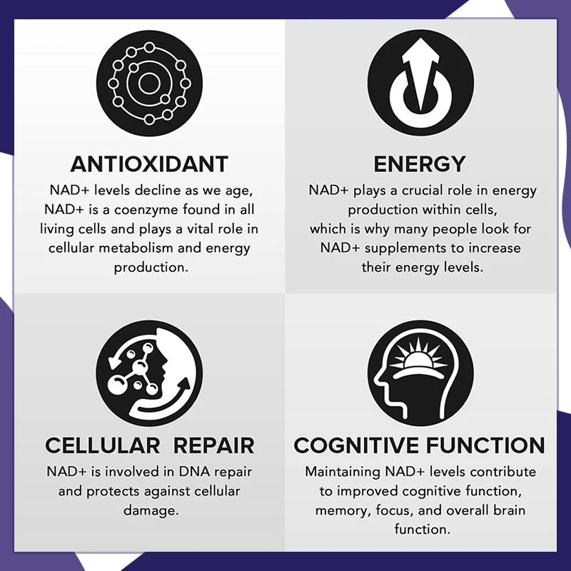 High Potency NAD+ Capsules | Boost Energy & Support Vitality