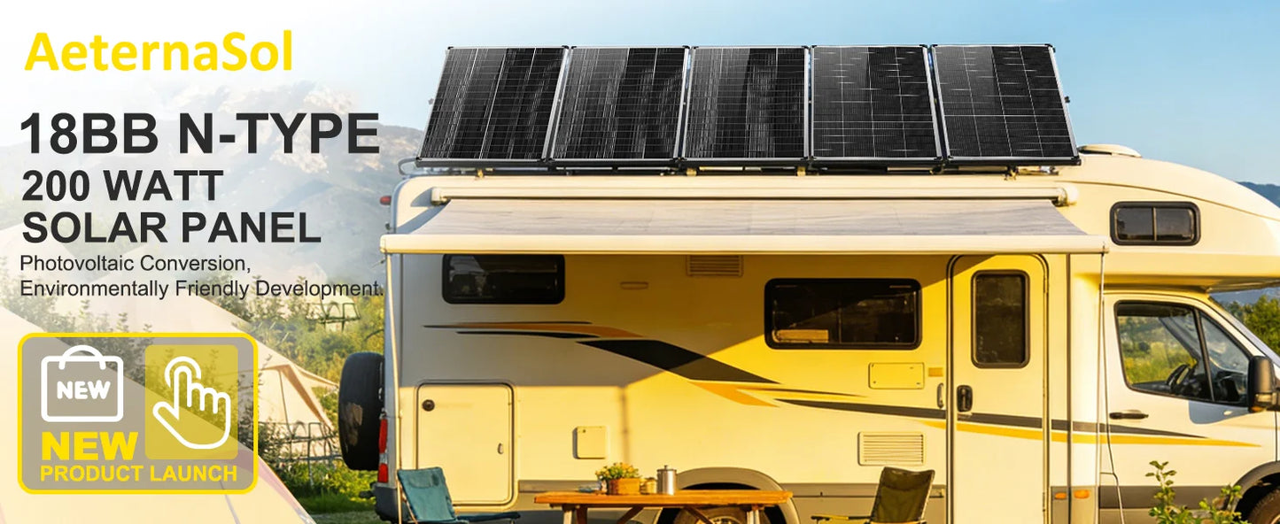 100W Solar Panel | High Efficiency Monocrystalline Module for All Needs