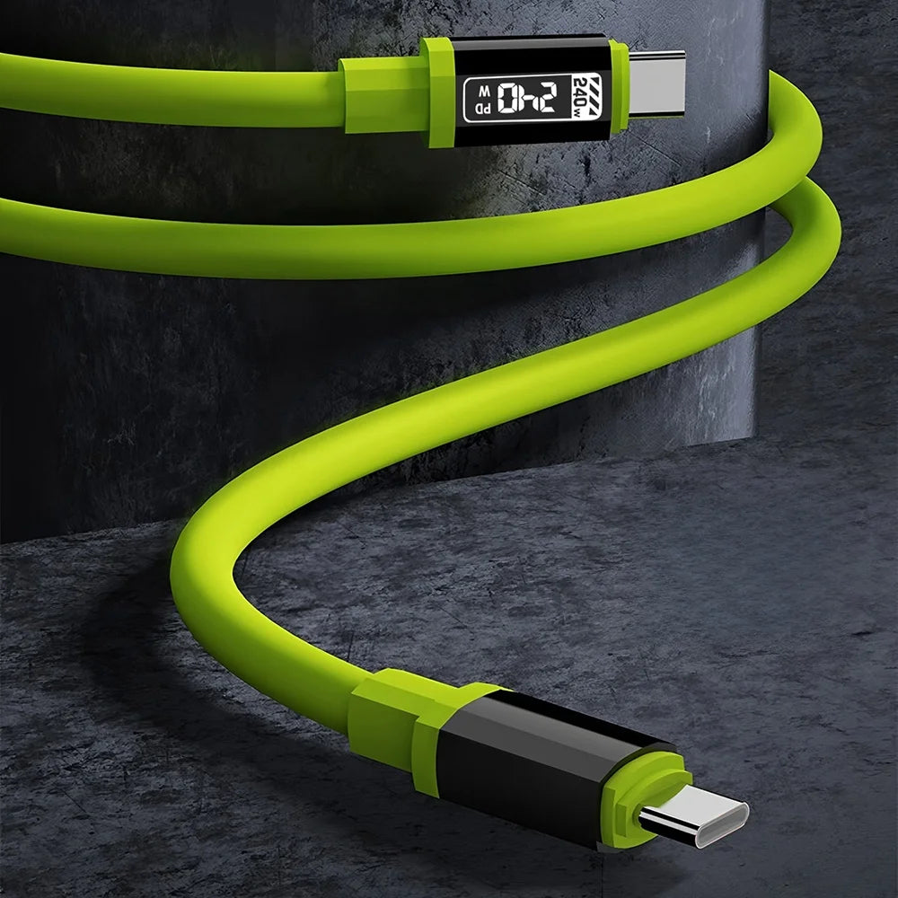 240W USB-C Super Fast Charging Cable | Quick Charge Cord