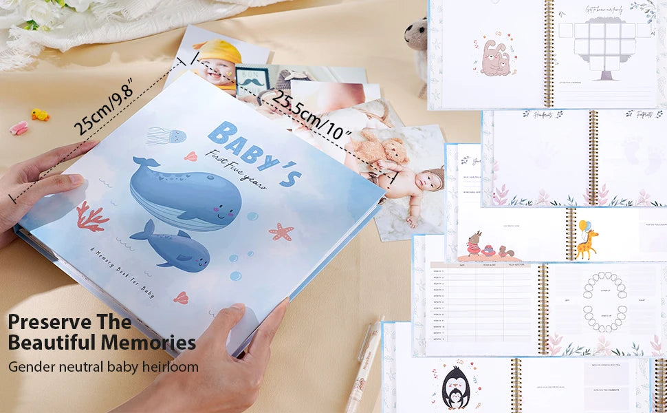 Personalized Baby Memory Book | Cherish Your Newborn's Journey