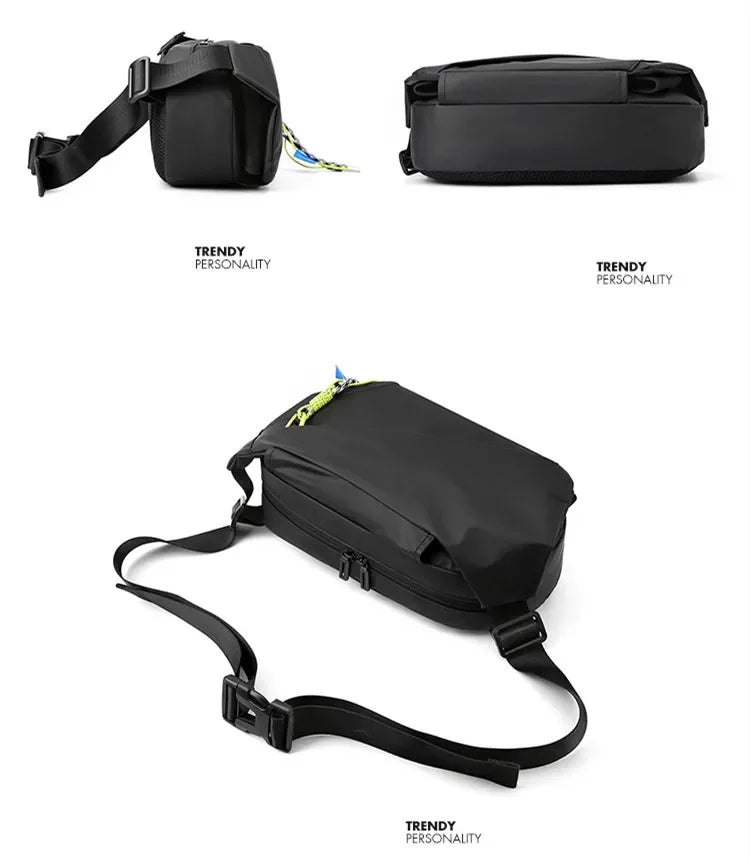 Large Capacity Waterproof Shoulder Chest Bag for Outdoor Sports
