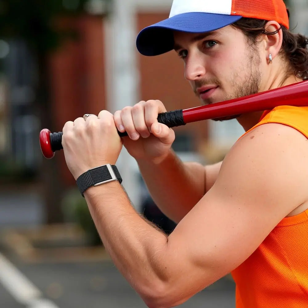 Breathable Nylon Sport Band | Adjustable Fitness Tracker Strap