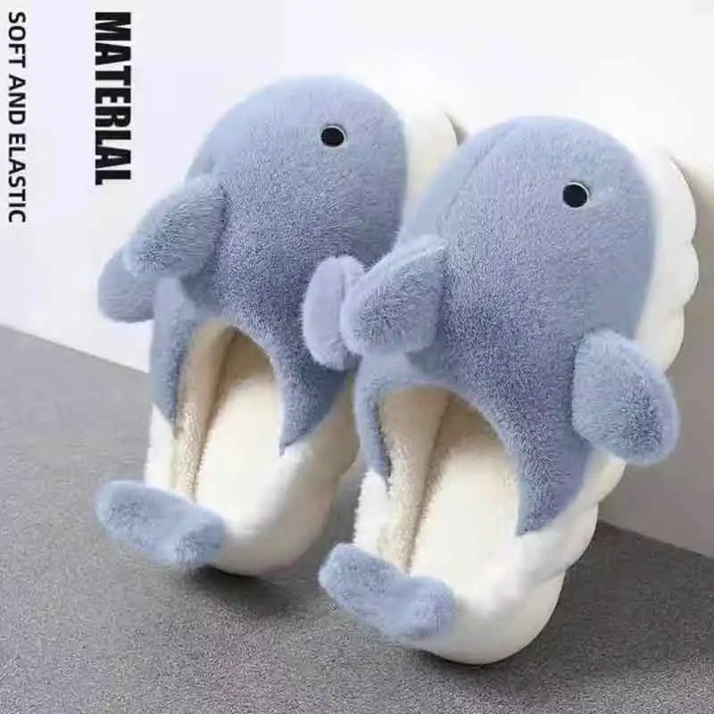 Winter Waterproof Corduroy Cotton Slippers | Cozy Indoor Footwear