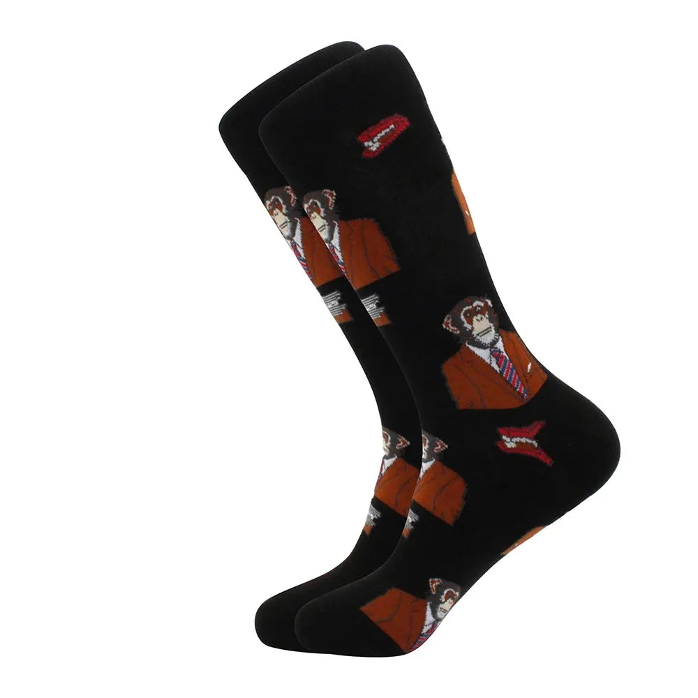 Funny Mid-Top Unisex Socks | Unique Hip Hop Shark Design