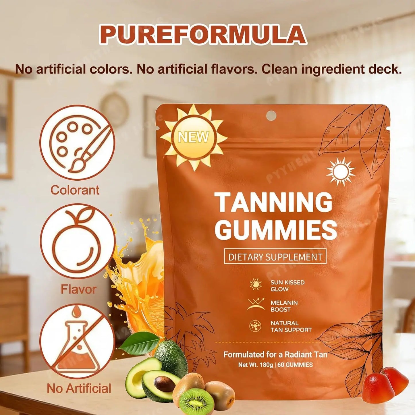 Sunless Tanning Gummies for Women | Healthy Bronzing Glow