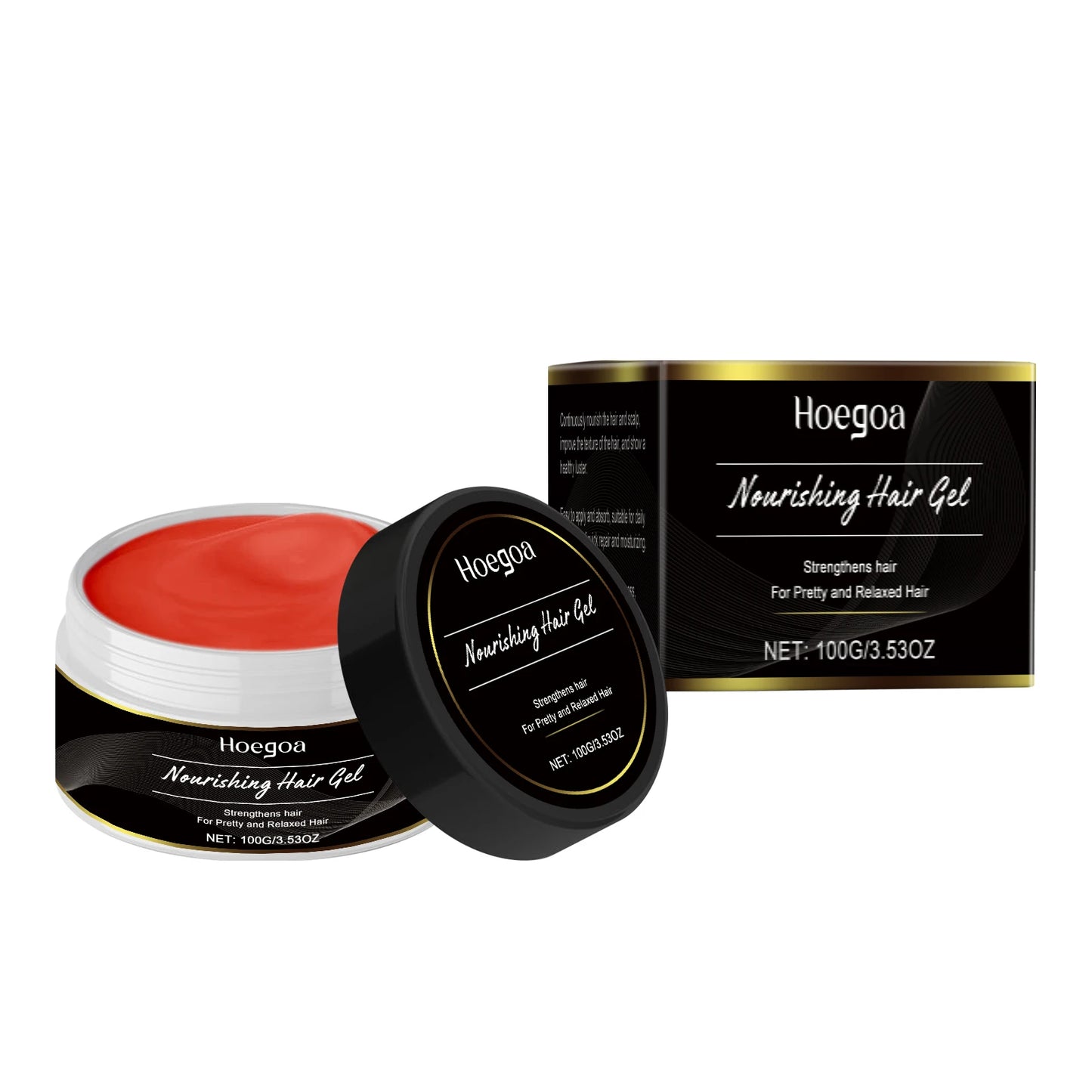 Moisturizing Hair Gel for Dry & Frizzy Hair | Lightweight & Smooth