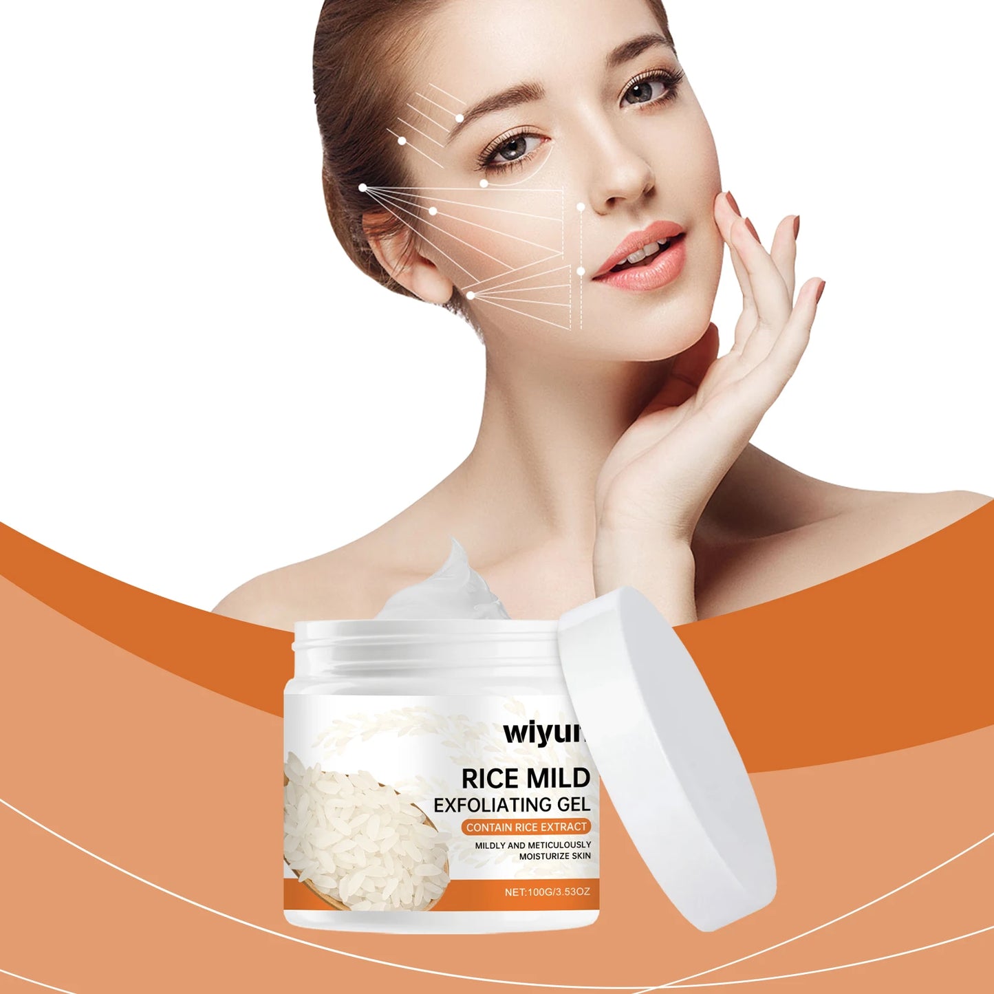 Gentle Rice Exfoliating Gel | Hydrating Face & Body Cleanser