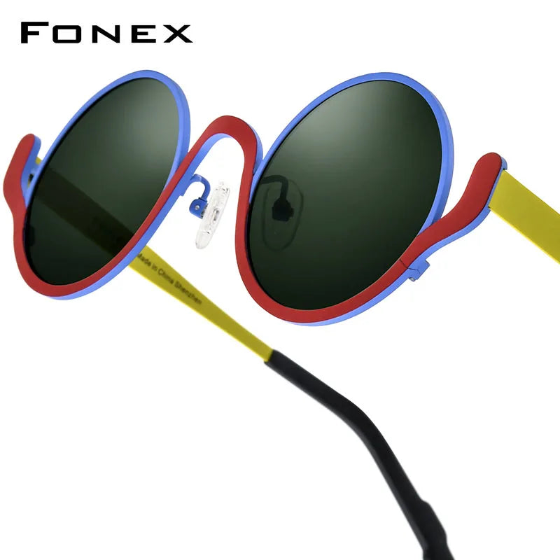 Stylish Vintage Round Polarized Sunglasses for Men & Women