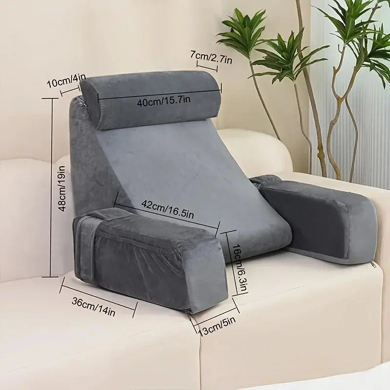 Comfortable Bedrest Back Pillow for Relaxing and Gaming