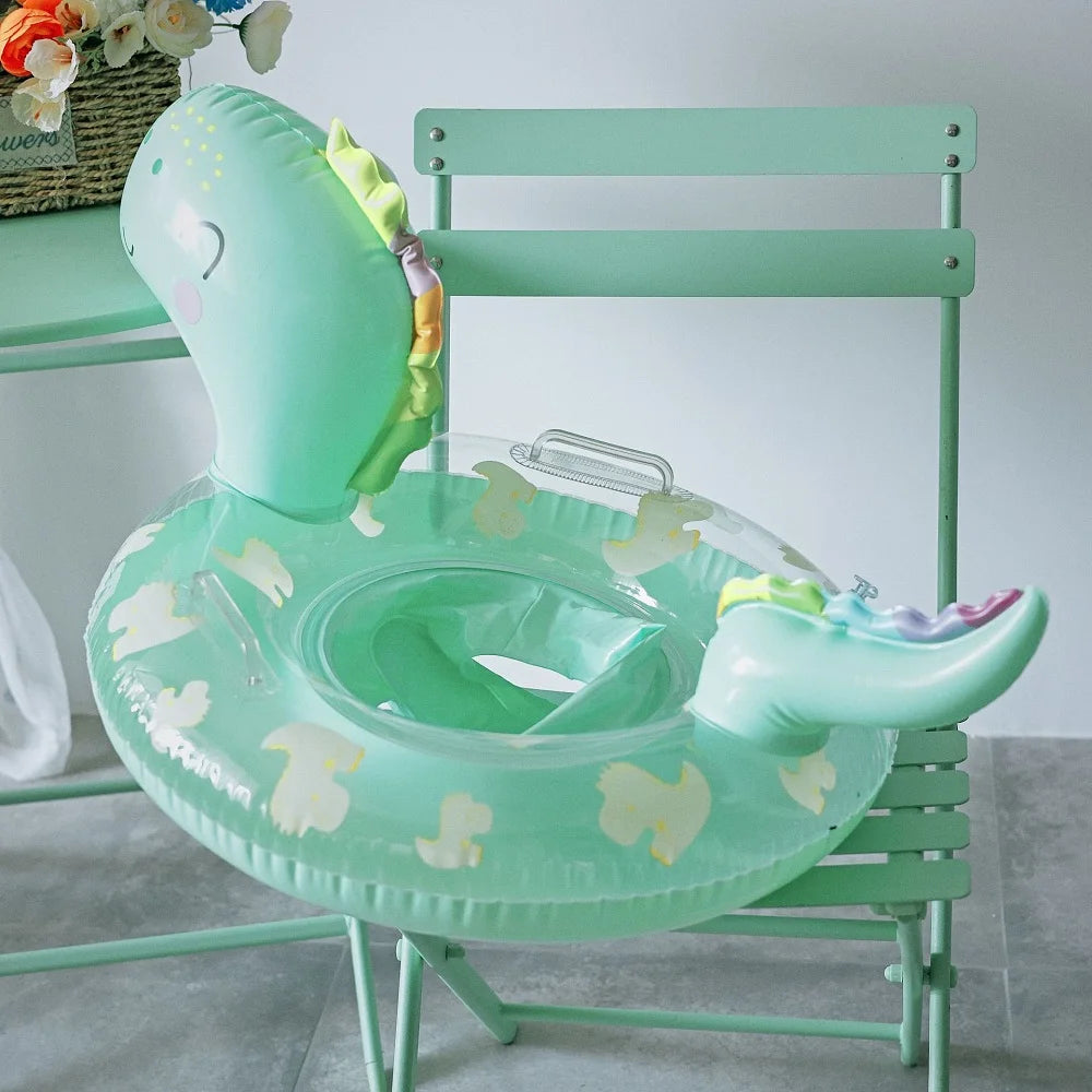 Baby Inflatable Dinosaur Swimming Ring | Fun Pool Float for Kids