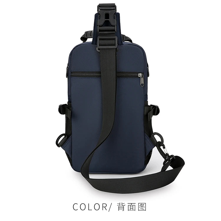 Men's Fashion Oxford Waist Pack | Versatile Casual Chest Bag