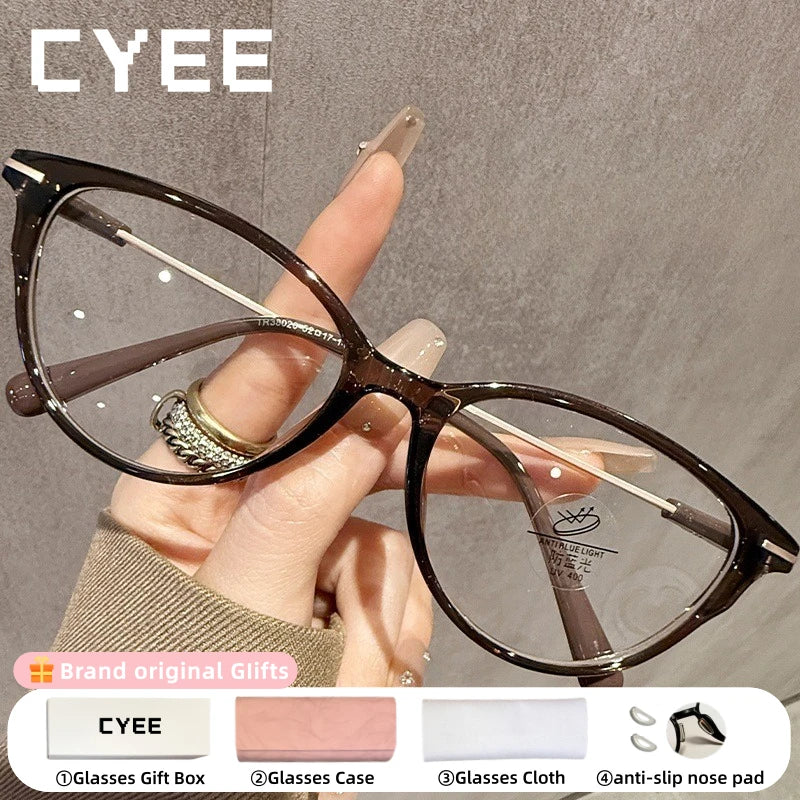 Stylish Women's Cat Eye Anti Blue Light Glasses | Prescription Ready