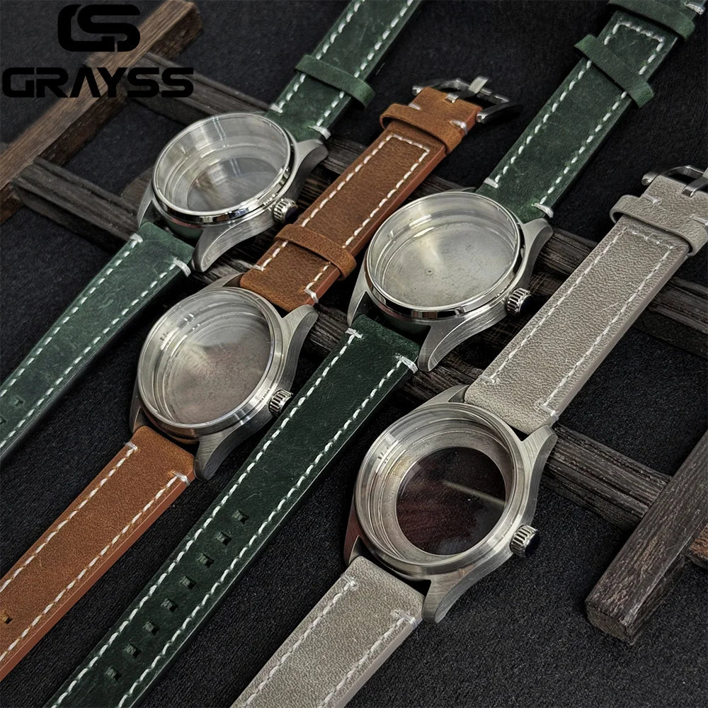 Retro Pilot Little Prince Watch Case | Stainless Steel, Sapphire Glass