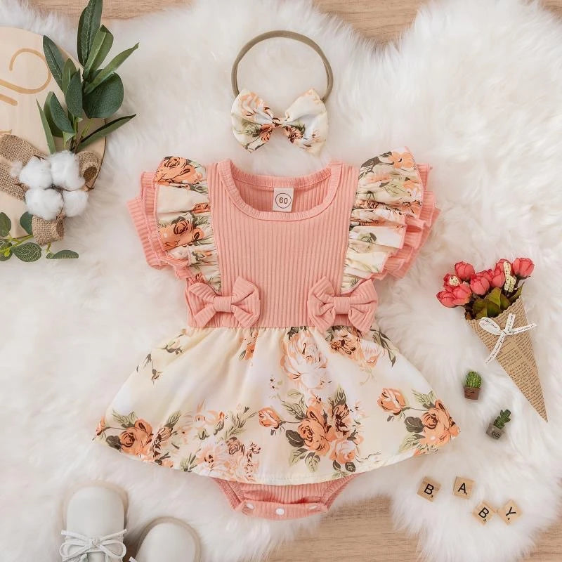 Cute Butterfly Floral Dress for Babies | Perfect Summer Outfit