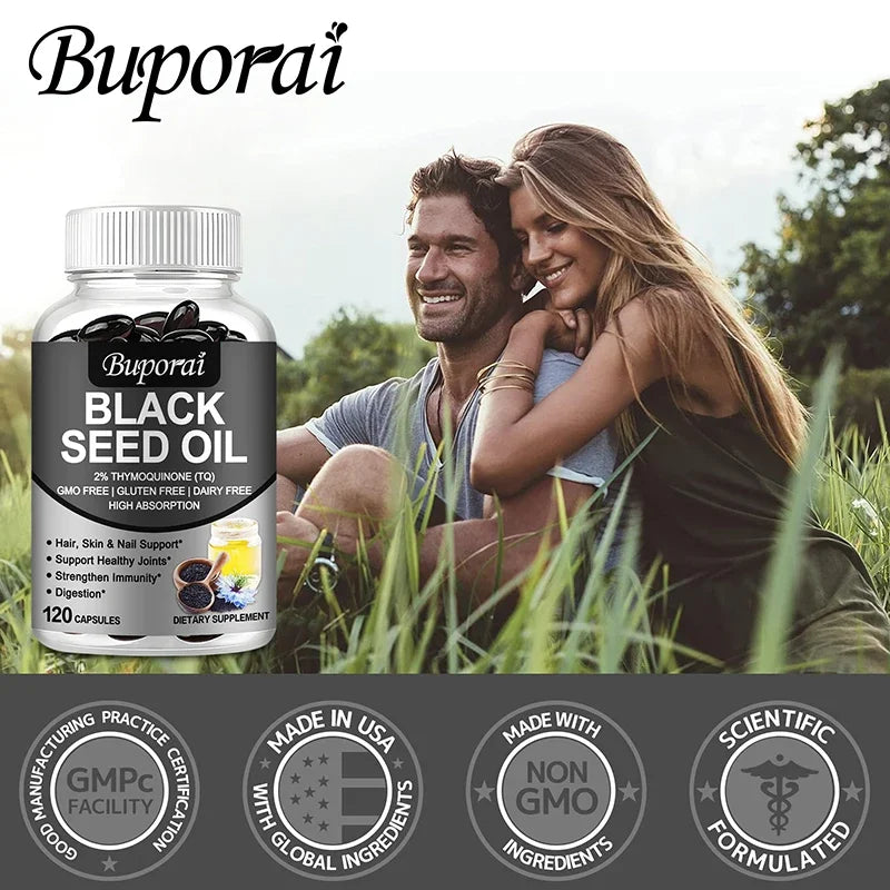 Black Seed Oil Capsules | Natural Immune, Joint & Skin Support