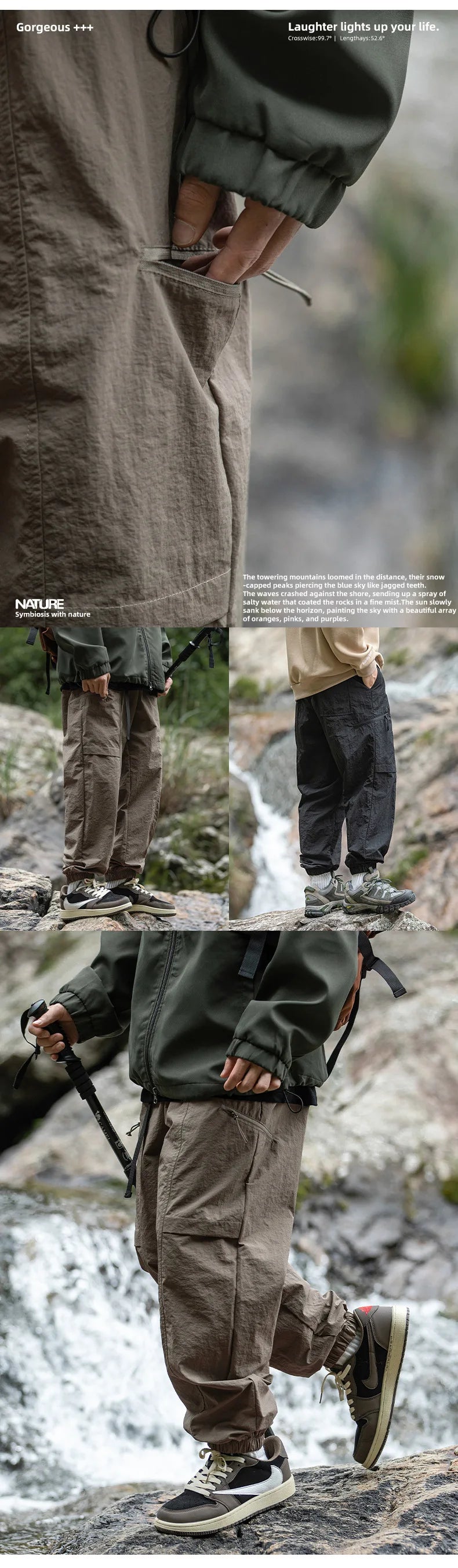 Waterproof Cargo Pants for Men | Perfect for Outdoors & Camping