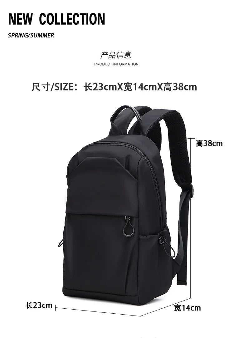 Stylish Small Men's Backpack for School & Outdoor Adventures