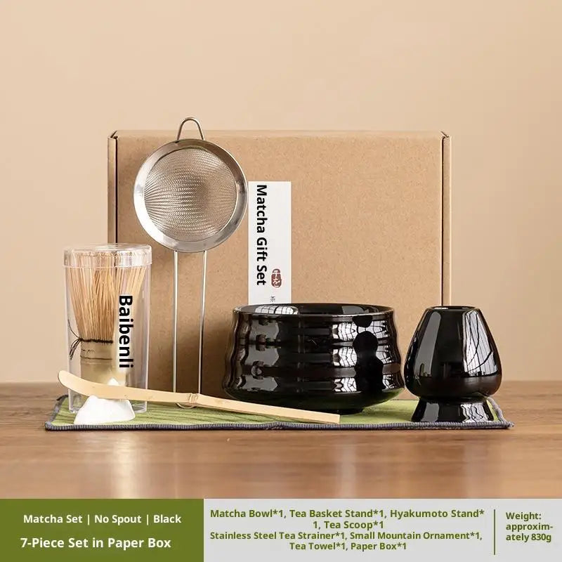 7pcs Matcha Tea Set | Complete Matcha Making Tools