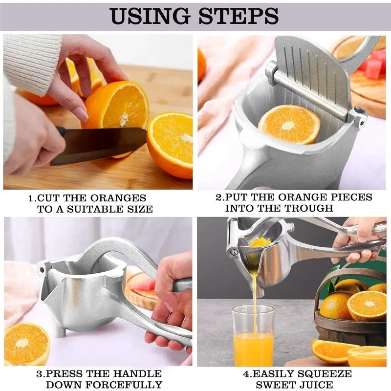 Heavy Duty Manual Citrus Juicer | Premium Fruit Juice Squeezer