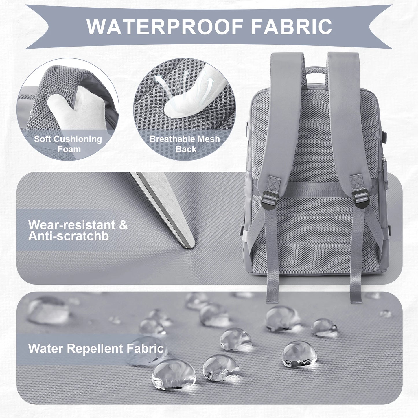 Large Capacity Cabin Backpack for Travel | Versatile & Stylish