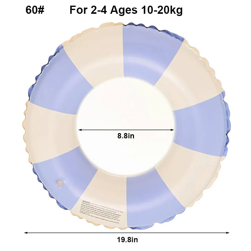 Inflatable Pool Float Ring | Perfect for Kids & Adults Summer Fun