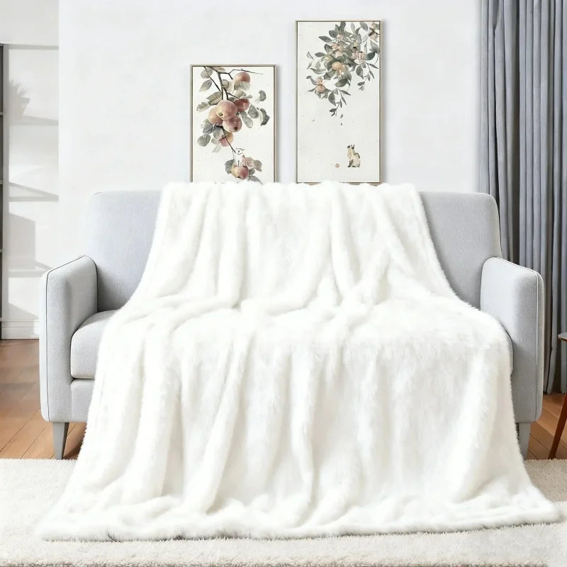 Ultra Soft Flannel Fleece Blanket | Lightweight Cozy Throw